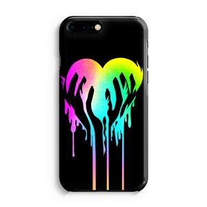 CaseCompany Hold My Heart: iPhone 8 Plus Volledig Geprint Hoesje