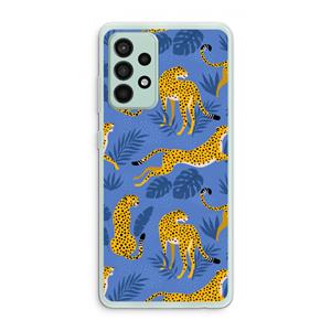 CaseCompany Luipaard: Samsung Galaxy A52s 5G Transparant Hoesje
