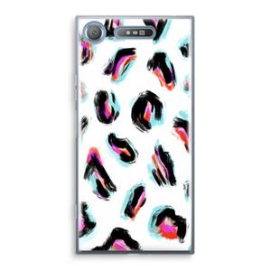 CaseCompany Cheetah color: Sony Xperia XZ1 Transparant Hoesje