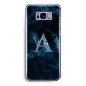 CaseCompany Midnight Marble: Samsung Galaxy S8 Plus Transparant Hoesje