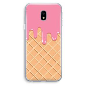 CaseCompany Ice cream: Samsung Galaxy J3 (2017) Transparant Hoesje