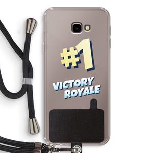 CaseCompany Victory Royale: Samsung Galaxy J4 Plus Transparant Hoesje met koord