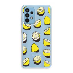 CaseCompany When Life Gives You Lemons...: Samsung Galaxy A52 Transparant Hoesje