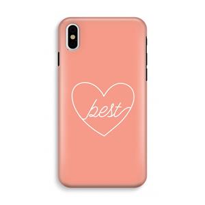 CaseCompany Best heart: iPhone X Tough Case
