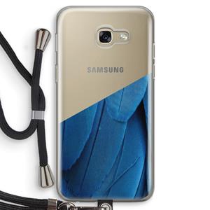 CaseCompany Pauw: Samsung Galaxy A5 (2017) Transparant Hoesje met koord
