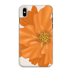 CaseCompany Orange Ellila flower: iPhone X Tough Case