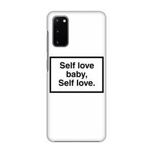 CaseCompany Self love: Volledig geprint Samsung Galaxy S20 Hoesje
