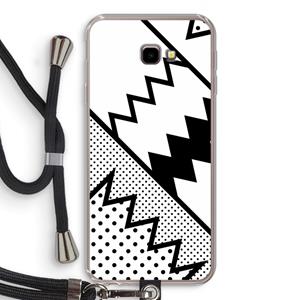 CaseCompany Pop Art #5: Samsung Galaxy J4 Plus Transparant Hoesje met koord