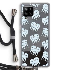 CaseCompany Octopussen: Samsung Galaxy A42 5G Transparant Hoesje met koord