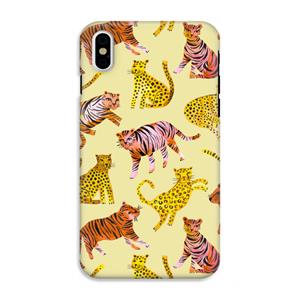 CaseCompany Cute Tigers and Leopards: iPhone X Tough Case