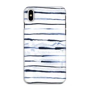 CaseCompany Ink Stripes: iPhone X Tough Case