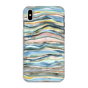 CaseCompany Watercolor Agate: iPhone X Tough Case