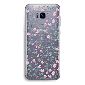 CaseCompany Sierlijke bloemen: Samsung Galaxy S8 Plus Transparant Hoesje