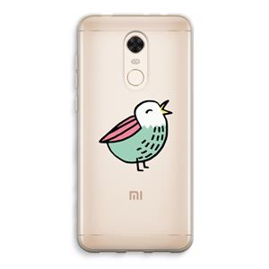 CaseCompany Birdy: Xiaomi Redmi 5 Transparant Hoesje