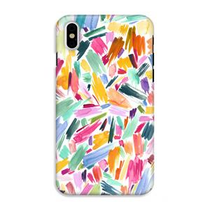 CaseCompany Watercolor Brushstrokes: iPhone X Tough Case