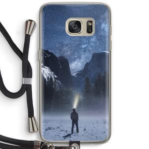 CaseCompany Wanderlust: Samsung Galaxy S7 Transparant Hoesje met koord