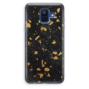 CaseCompany Terrazzo N°7: Samsung Galaxy A6 (2018) Transparant Hoesje