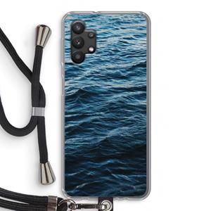 CaseCompany Oceaan: Samsung Galaxy A32 5G Transparant Hoesje met koord