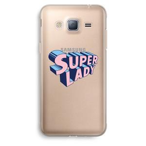 CaseCompany Superlady: Samsung Galaxy J3 (2016) Transparant Hoesje