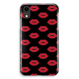 CaseCompany Lips: iPhone XR Volledig Geprint Hoesje