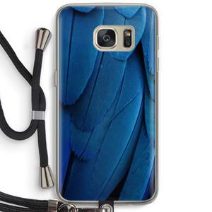CaseCompany Pauw: Samsung Galaxy S7 Transparant Hoesje met koord