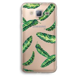 CaseCompany Lange bladeren: Samsung Galaxy J3 (2016) Transparant Hoesje