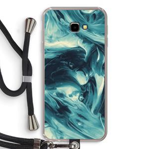 CaseCompany Dreaming About Whales: Samsung Galaxy J4 Plus Transparant Hoesje met koord