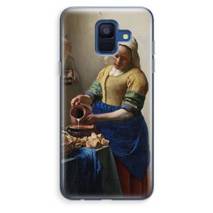 CaseCompany The Milkmaid: Samsung Galaxy A6 (2018) Transparant Hoesje