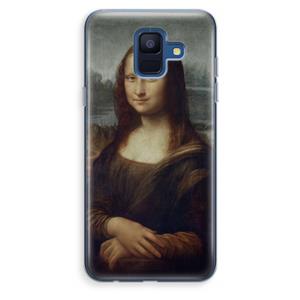 CaseCompany Mona Lisa: Samsung Galaxy A6 (2018) Transparant Hoesje