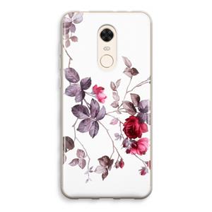 CaseCompany Mooie bloemen: Xiaomi Redmi 5 Transparant Hoesje