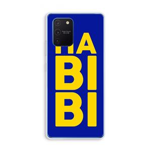 CaseCompany Habibi Blue: Samsung Galaxy Note 10 Lite Transparant Hoesje