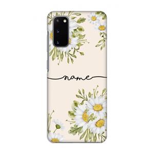 CaseCompany Daisies: Volledig geprint Samsung Galaxy S20 Hoesje