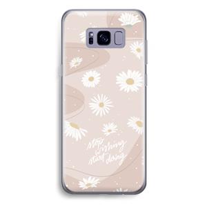 CaseCompany Daydreaming becomes reality: Samsung Galaxy S8 Plus Transparant Hoesje