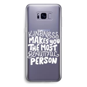 CaseCompany The prettiest: Samsung Galaxy S8 Plus Transparant Hoesje