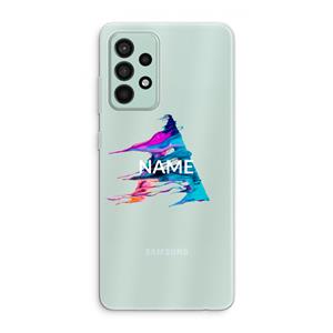 CaseCompany Abstract Spectrum: Samsung Galaxy A52s 5G Transparant Hoesje