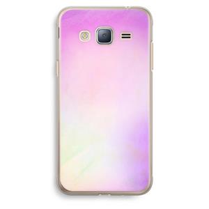 CaseCompany Flow mist pastel: Samsung Galaxy J3 (2016) Transparant Hoesje