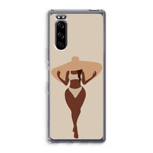 CaseCompany Let's get salty: Sony Xperia 5 Transparant Hoesje