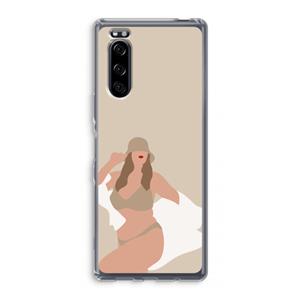 CaseCompany One of a kind: Sony Xperia 5 Transparant Hoesje