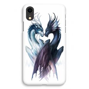CaseCompany Yin Yang Dragons: iPhone XR Volledig Geprint Hoesje
