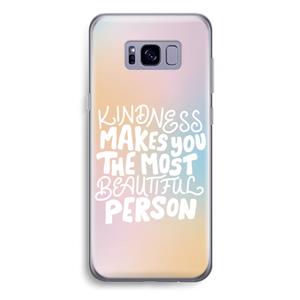 CaseCompany The prettiest: Samsung Galaxy S8 Plus Transparant Hoesje