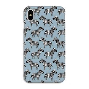 CaseCompany Zebra: iPhone X Tough Case