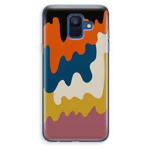 CaseCompany Baar A: Samsung Galaxy A6 (2018) Transparant Hoesje