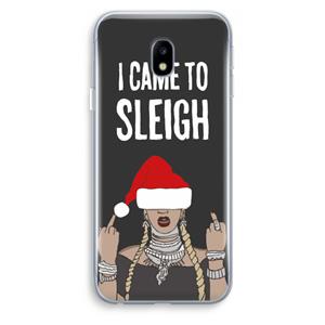CaseCompany Came To Sleigh: Samsung Galaxy J3 (2017) Transparant Hoesje