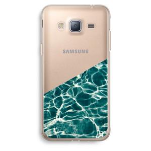 CaseCompany Weerkaatsing water: Samsung Galaxy J3 (2016) Transparant Hoesje