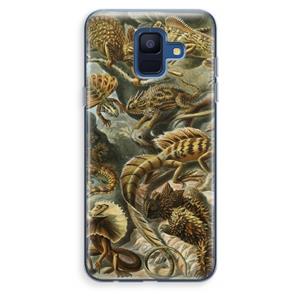 CaseCompany Haeckel Lacertilia: Samsung Galaxy A6 (2018) Transparant Hoesje