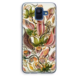 CaseCompany Haeckel Nepenthaceae: Samsung Galaxy A6 (2018) Transparant Hoesje