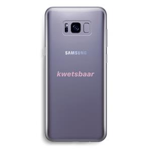 CaseCompany kwetsbaar: Samsung Galaxy S8 Plus Transparant Hoesje