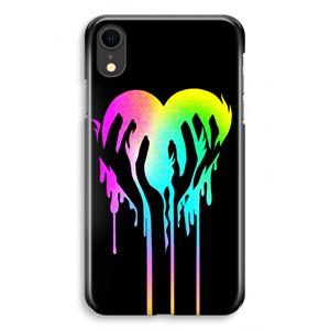 CaseCompany Hold My Heart: iPhone XR Volledig Geprint Hoesje
