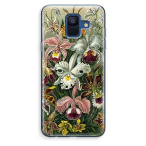 CaseCompany Haeckel Orchidae: Samsung Galaxy A6 (2018) Transparant Hoesje