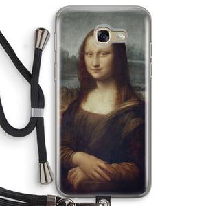 CaseCompany Mona Lisa: Samsung Galaxy A5 (2017) Transparant Hoesje met koord